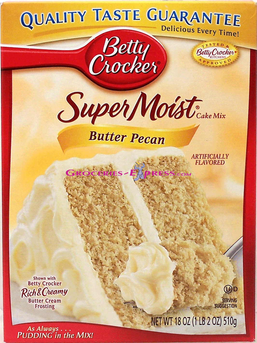 Betty Crocker&nbsp;Super Moist&nbsp;butter pecan cake mix, now with 1 cup of pudding Full-Size Picture
